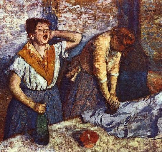 Edgar Degas Two ironing women oil painting image